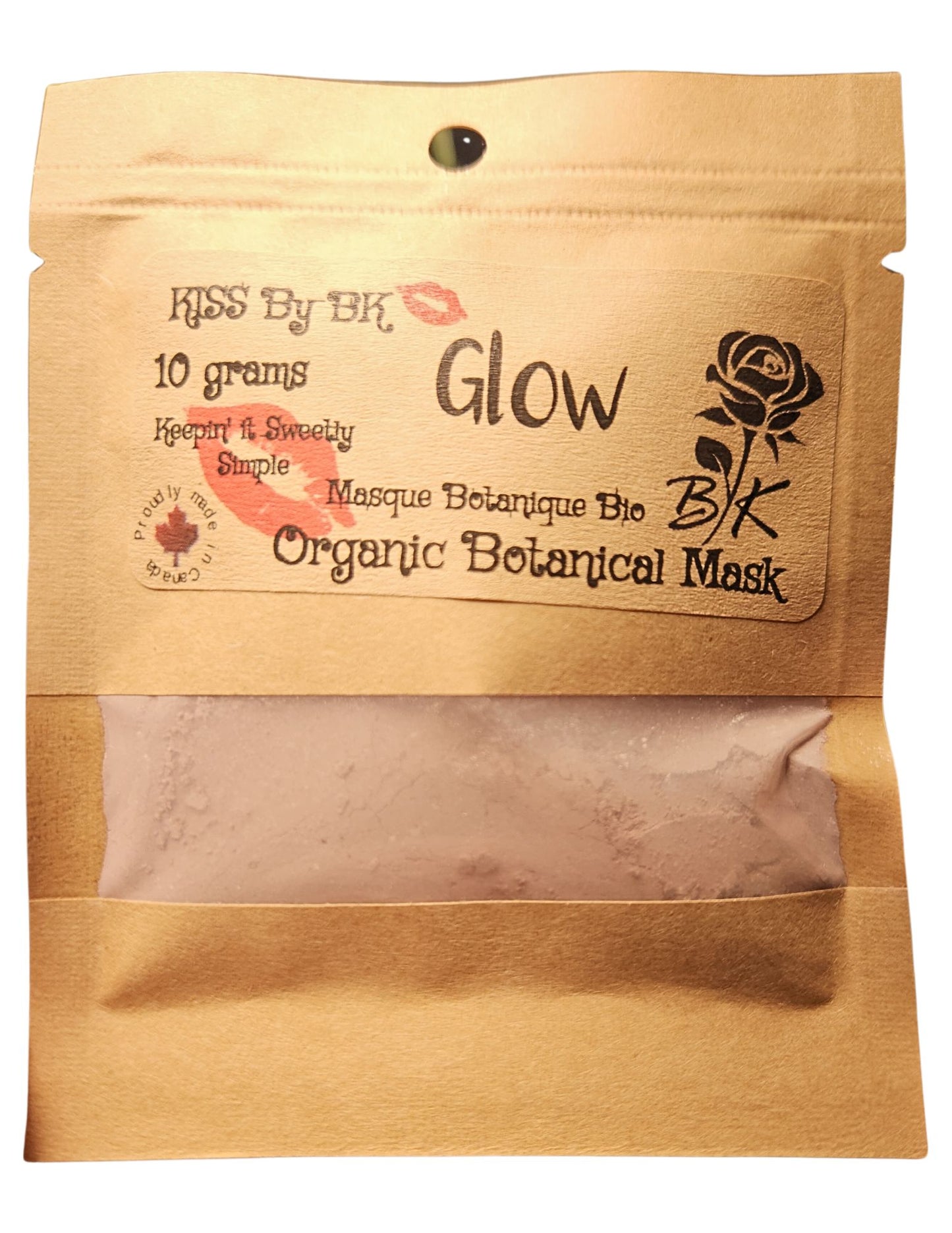 Organic Clay Mask- Glow 10g