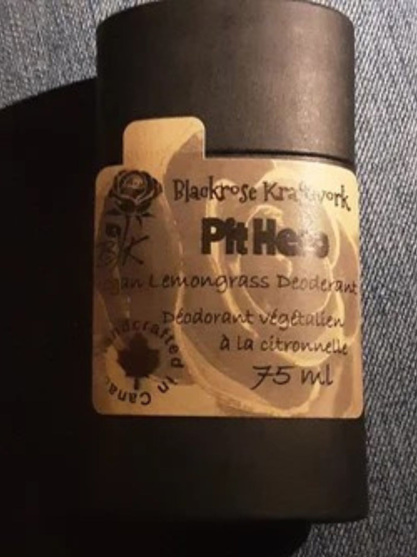 Natural Vegan Deodorant- Pit Hero 75 mL