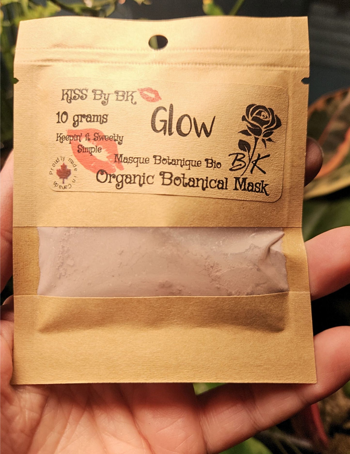 Organic Clay Mask- Glow 10g