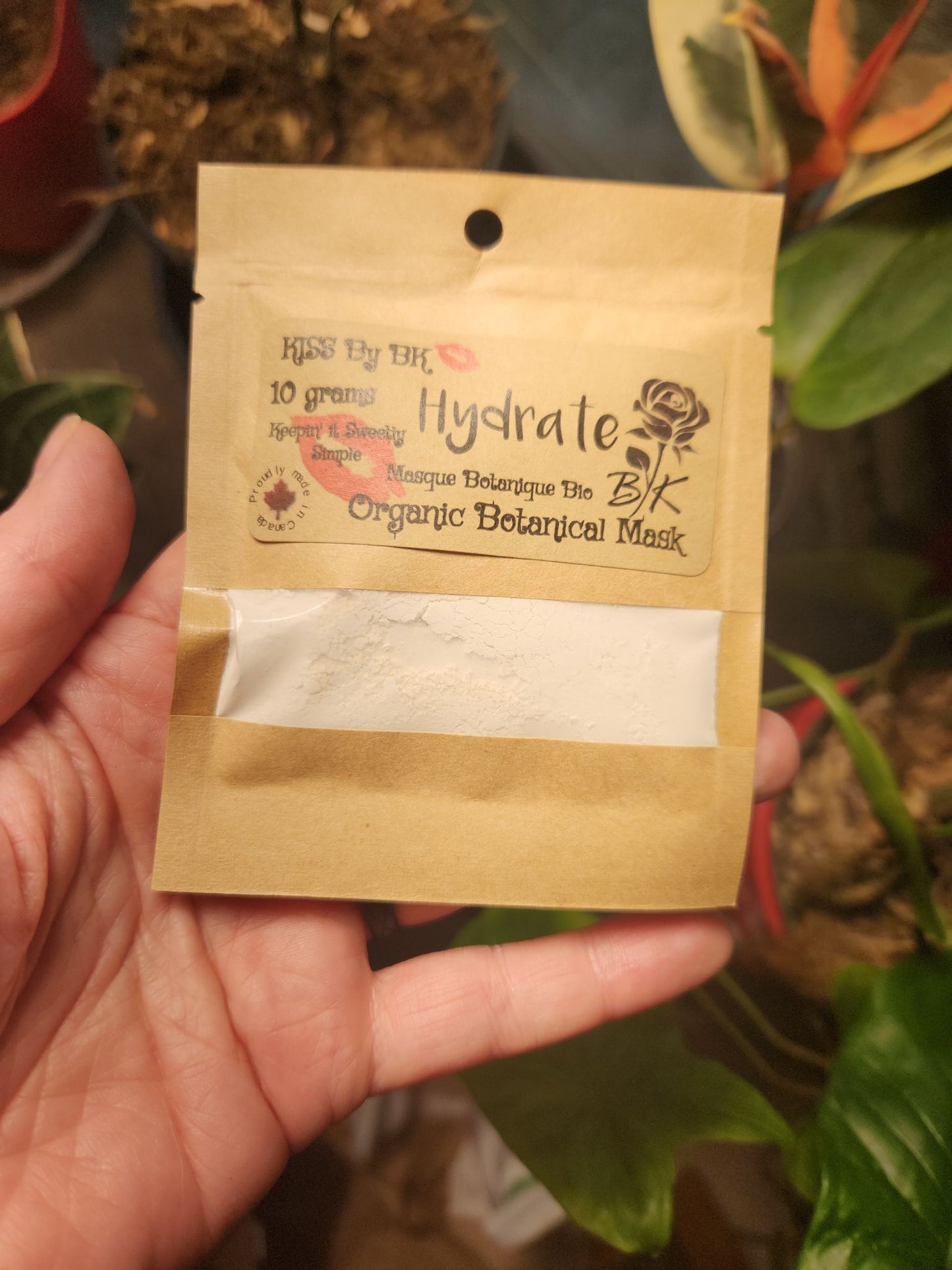 Organic Clay Mask- Hydrate 10g