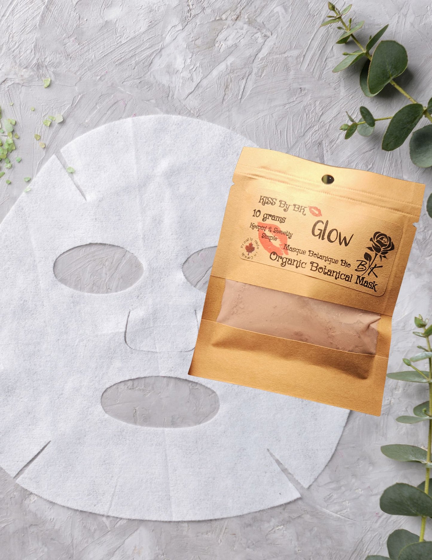 Organic Clay Mask- Glow 10g