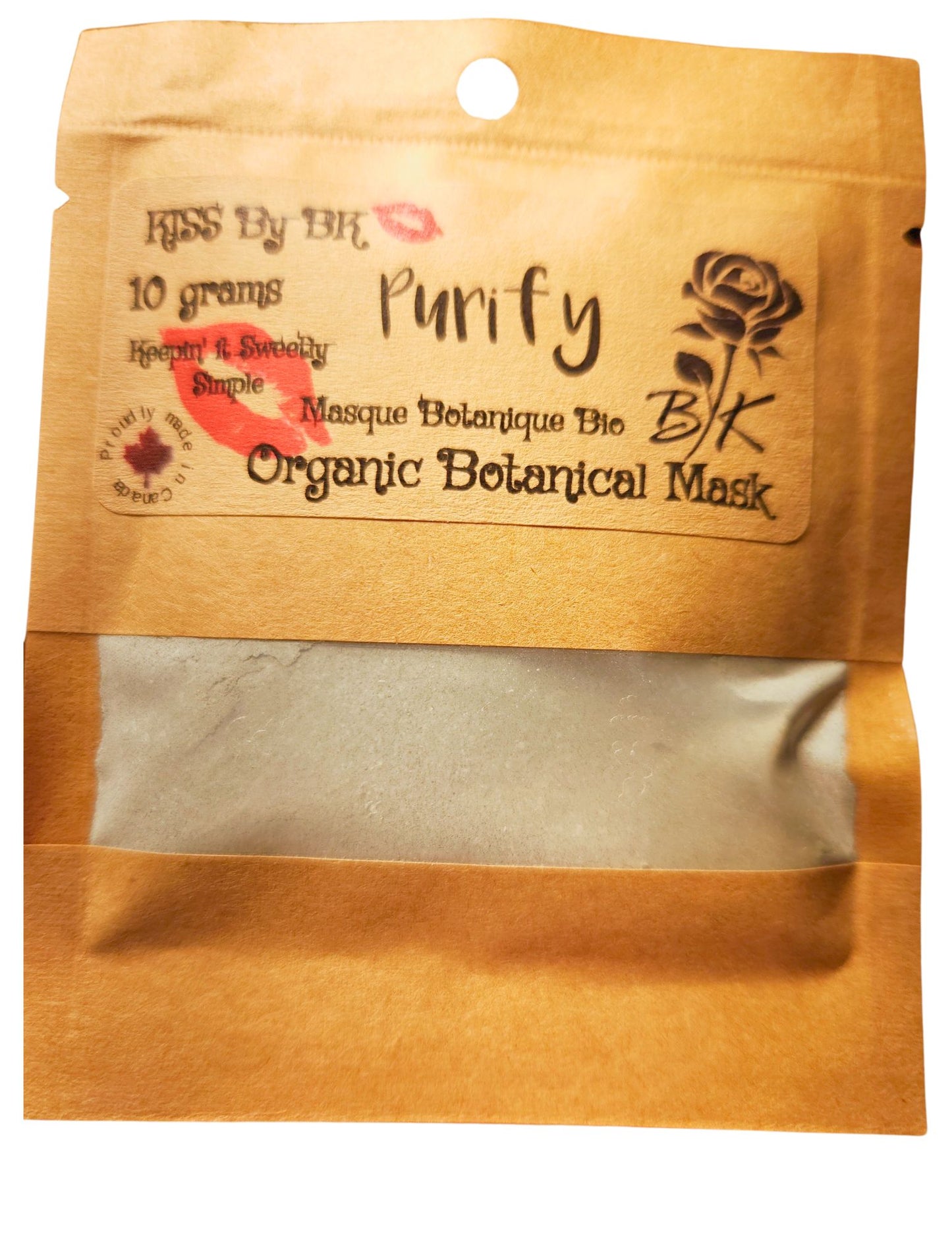Organic Clay Mask- Purify 10g